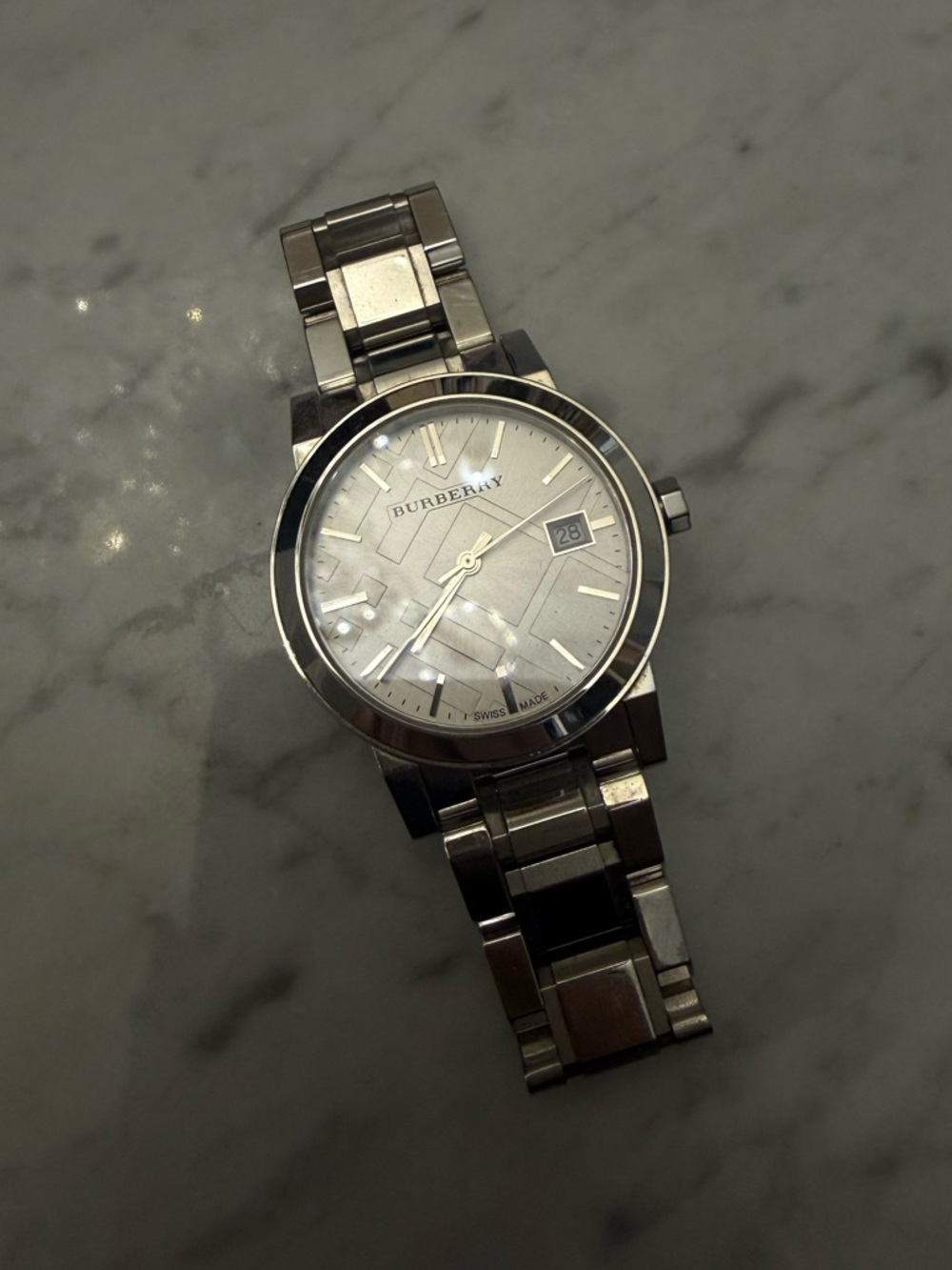 Burberry Silver Stainless Steel Bracelet Watch
